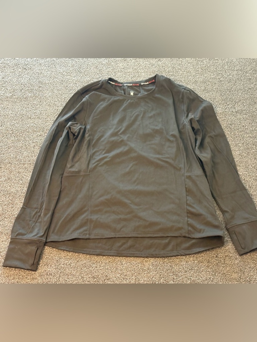 Spyder women’s Long-Sleeve Performance Top in Black
